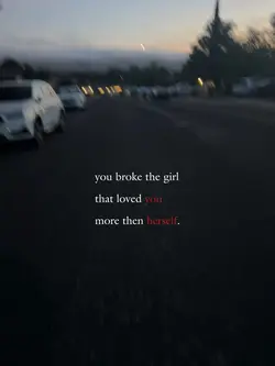 Broke her
