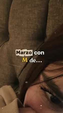 Marzo con M de...