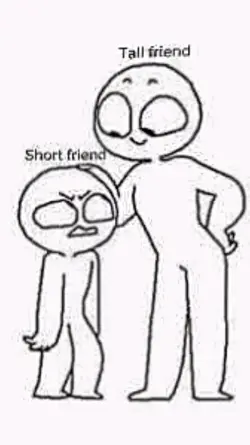 shaort tall friend