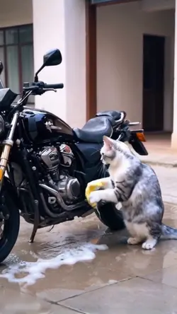 Funny Ai cat video 