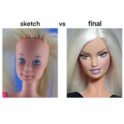 Sketch vs final