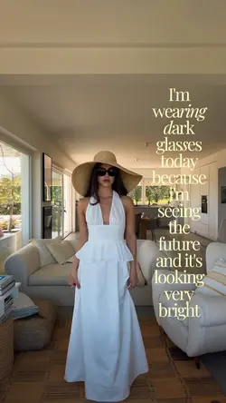wearing dark glasses