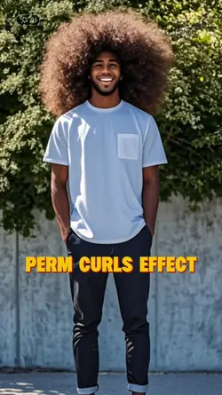 Perm Curls Effect 