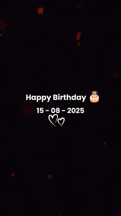 BIRTHDAY 15 AUGUST