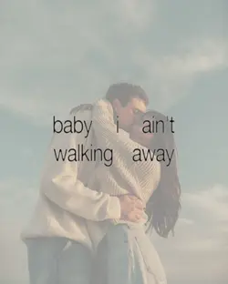 walking away