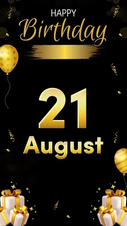 Birthday 21 August