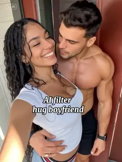 Fake hug boyfriend