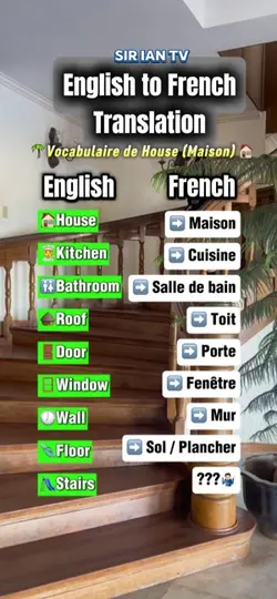 English to french