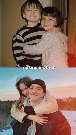 me and brother