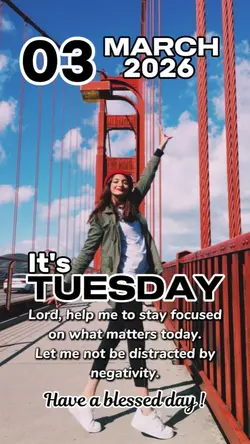Tuesday, 3 March