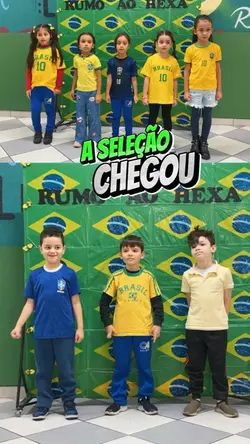 A seleção chegou l