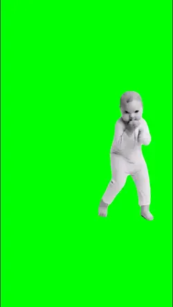 AI baby dancing