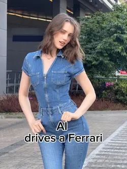 AI drives a ferrari
