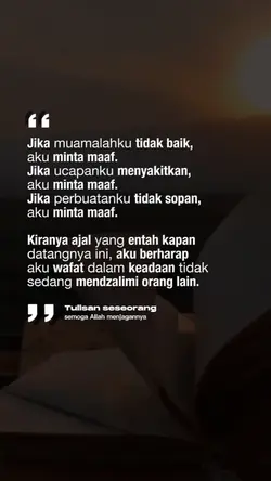 Jika muamalah ku

