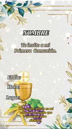 Primera Comunion Tar