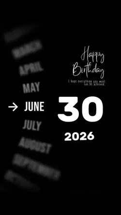 Hbd 30 June 2026