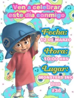 Invitación Boo