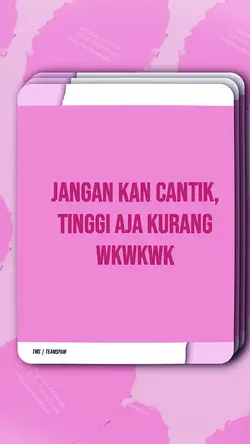 tinggi aja kurang