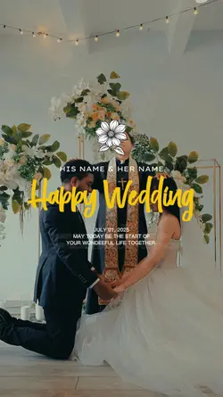 HAPPY WEDDING FOR