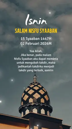 salam nisfu syaban