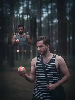Nattligt drömporträtt