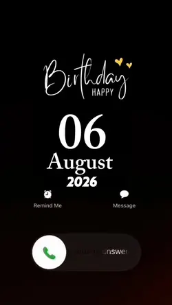 HHbd 06 August 2026