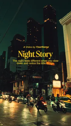 Night Vlog Cinematic