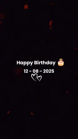 BIRTHDAY 12 AUGUST