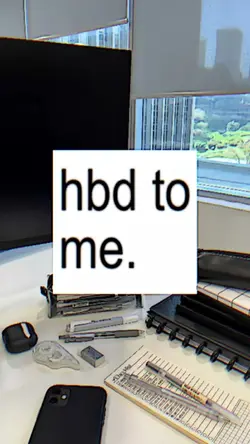 JJ HBD TO ME
