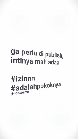 ga perlu di publish