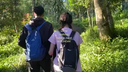 were walking hand in