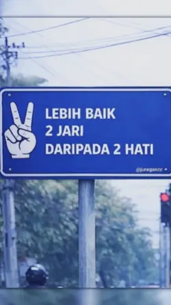 kata-kata dua jari