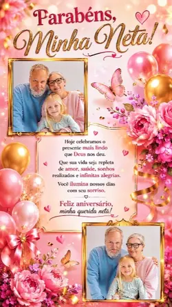 parabéns minha neta