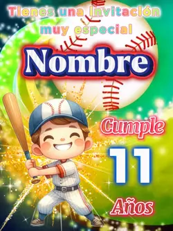 Béisbol invitación 