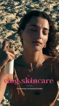 vlog skincare 