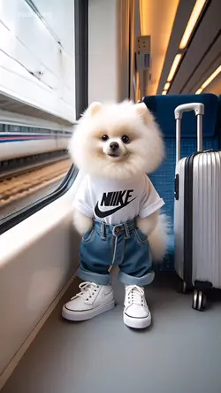 Cute ai dog video 