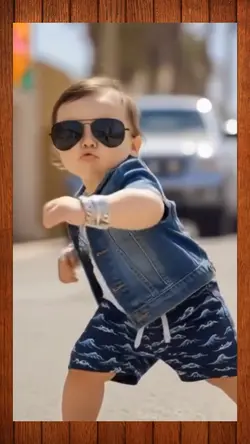 Baby boy dance steps