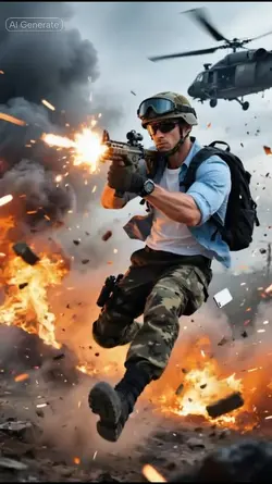 Action Army Scene