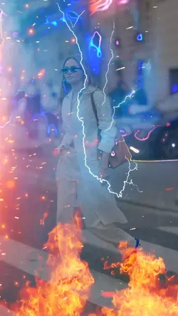 Fire& thunder effect
