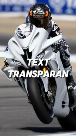 Text Transparan