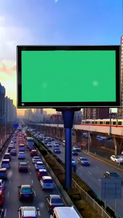 billboard green scre