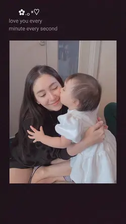 baby and mom