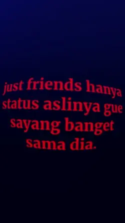 just friends hnya...