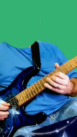 guitar green screen2