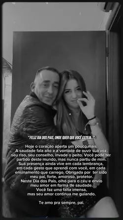 Saudades papai