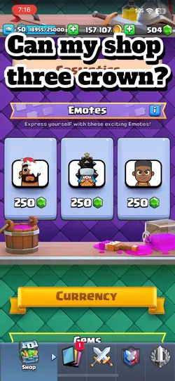 Shop three crown