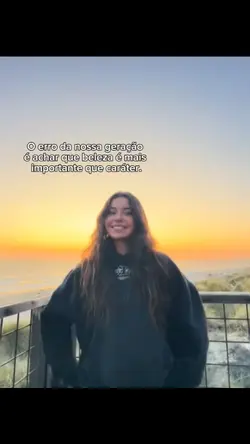 beleza ou caráter?