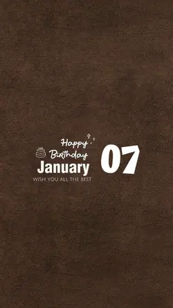hbd 07 January 2026