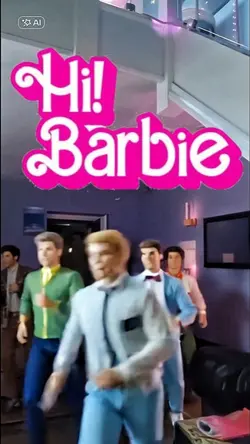 HI BARBIE RUN MEME