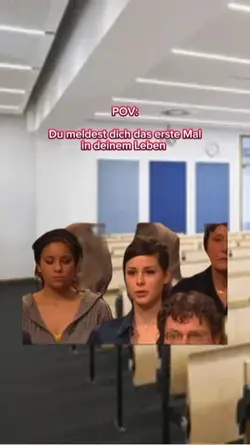 Zum ersten Mal melde